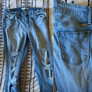 Kancan distress skinny jean